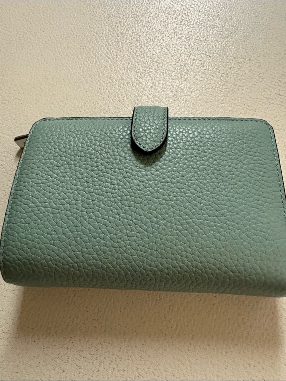kate spade Pebbled Leather Wallet in Sage - Picture 6 of 10